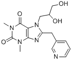 7-(2,3-Dihydroxypropyl)-8-(3-pyridylmethyl)-3,7-dihydro-1,3-dimethyl-1H-purine-2,6-dione