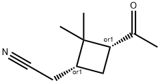 (1S,3S)-3-ACETYL-2,2-DIMETHYLCYCLOBUTANE ACETONITRILE