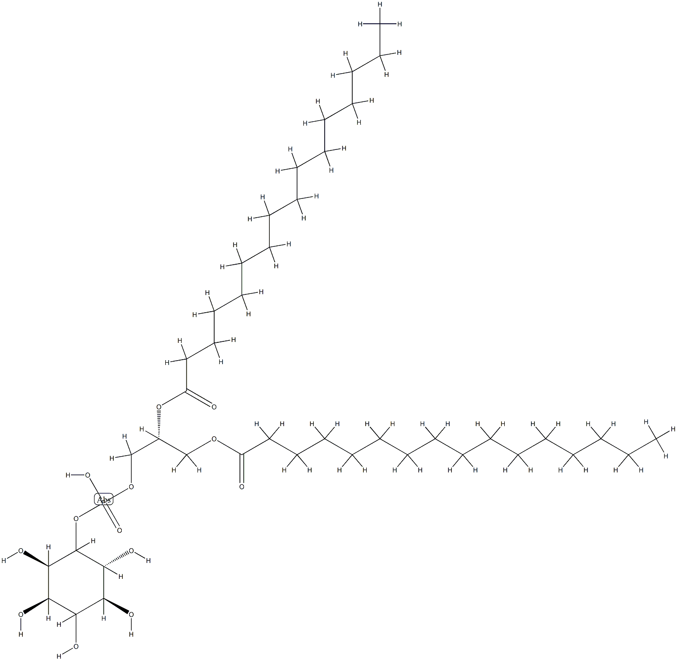 D-myo-Inositol, 1-(2R)-2,3-bis(1-oxohexadecyl)oxypropyl hydrogen phosphate