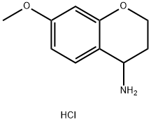 2H-1-BENZOPYRAN, 4-AMINO-3,4-DIHYDRO-7-METHOXY-, HYDROCHLORIDE