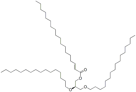 1,2-dihexadecyl-3-O-octadecenoyl-sn-glycerol