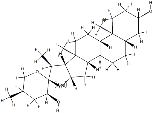 (22S,23S,25R)-3β,23-Dihydroxy-5α-spirostane