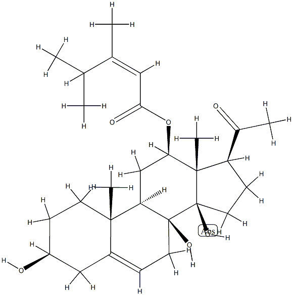 12β-[[(Z)-3,4-Dimethyl-1-oxo-2-pentenyl]oxy]-3β,8,14β-trihydroxypregn-5-en-20-one