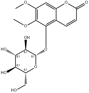 5-(β-D-Glucopyranosyloxy)-6,7-dimethoxy-2H-1-benzopyran-2-one