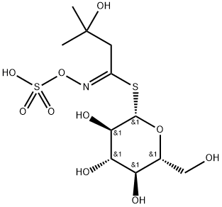 (2R,3R,4S,5R,6S)-3,4,5-trihydroxy-2-(hydroxymethyl)-6-[C-(2-hydroxy-2- methyl-propyl)-N-sulfonatooxy-carbonimidoyl]sulfanyl-oxane