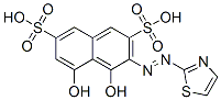 4,5-Dihydroxy-3-[(thiazol-2-yl)azo]-2,7-naphthalenedisulfonic acid