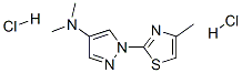 N,N-dimethyl-1-(4-methyl-1,3-thiazol-2-yl)pyrazol-4-amine dihydrochloride