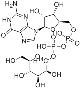 GUANOSINE DIPHOSPHATE MANNOSE, [MANNOSE-1-14C]