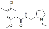 5-chloro-N-[(1-ethylpyrrolidin-2-yl)methyl]-2-methoxy-4-methyl-benzamide