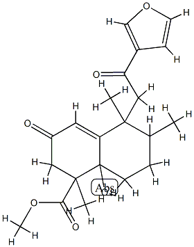 5-[2-(3-Furyl)-2-oxoethyl]-1,2,3,5,6,7,8,8a-octahydro-8a-hydroxy-1,5,6-trimethyl-3-oxo-1-naphthalenecarboxylic acid methyl ester