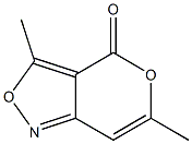 4H-Pyrano[4,3-c]isoxazol-4-one,3,6-dimethyl-(8CI)