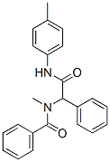 Benzamide, N-methyl-N-[alpha-(p-tolylcarbamoyl)benzyl]- (8CI)