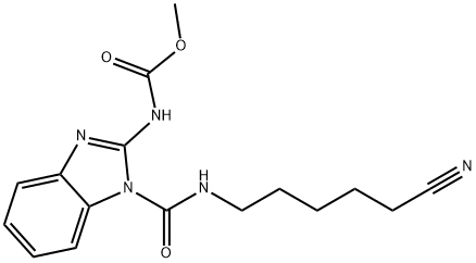methyl [1-[[(5-cyanopentyl)amino]carbonyl]-1H-benzimidazol-2-yl]carbamate