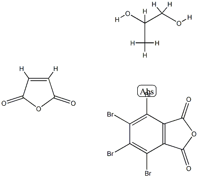 4,5,6,7-四溴-1,3-异苯并呋喃二酮与2,5-呋喃二酮和1,2-丙二醇的聚合物