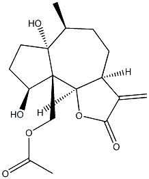 (3aS,9bβ)-3a,4,5,6,6a,7,8,9,9a,9b-Decahydro-9aα-acetoxymethyl-6aβ,9α-dihydroxy-6α-methyl-3-methyleneazuleno[4,5-b]furan-2(3H)-one