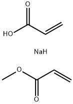 2-Propenoic acid, methyl ester, polymer with sodium 2-propenoate