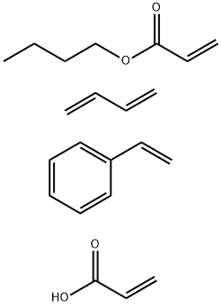 2-丙烯酸与1,3-丁二烯、2-丙烯酸丁基酯和乙烯基苯的聚合物
