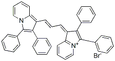 1-[3-(2,3-diphenylindolizin-1-yl)allylidene]-2,3-diphenyl-1H-indolizinium bromide