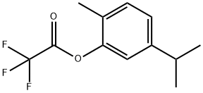 Acetic acid, 2,2,2-trifluoro-, 2-Methyl-5-(1-Methylethyl)phenyl ester