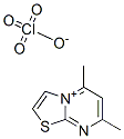 2,4-dimethyl-7-thia-5-aza-1-azoniabicyclo[4.3.0]nona-1,3,5,8-tetraene perchlorate
