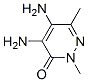 3(2H)-Pyridazinone,  4,5-diamino-2,6-dimethyl-