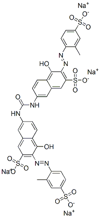 tetrasodium 7,7'-(carbonyldiimino)bis[4-hydroxy-3-[(2-methyl-4-sulphonatophenyl)azo]naphthalene-2-sulphonate]