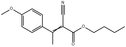 butyl 2-cyano-3-(4-methoxyphenyl)-2-butenoate