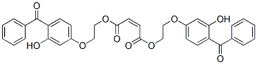 (Z)-2-Butenedioic acid bis[2-(4-benzoyl-3-hydroxyphenoxy)ethyl] ester