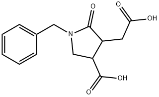 1-苄基-2-氧代-4-羧基-3-吡咯烷乙酸