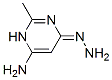 4(1H)-Pyrimidinone, 6-amino-2-methyl-, hydrazone (9CI)