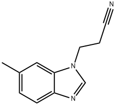 1-Benzimidazolepropionitrile,6-methyl-(8CI)