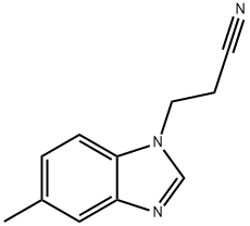 1-Benzimidazolepropionitrile,5-methyl-(8CI)