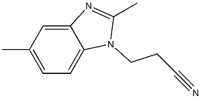 1-Benzimidazolepropionitrile,2,5-dimethyl-(8CI)