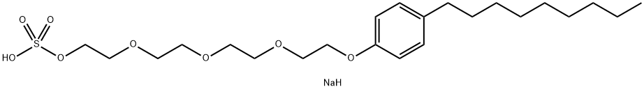 2-[2-[2-[2-(4-壬基苯氧基)乙氧基]乙氧基]乙氧基]-乙醇硫酸氢钠盐