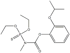 N-(Diethoxyphosphinothioyl)-N-methylcarbamic acid o-isopropoxyphenyl ester
