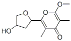 2-Methoxy-3,5-dimethyl-6-(tetrahydro-4-hydroxyfuran-2-yl)-4H-pyran-4-one
