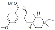 [(4aR,7R,8aR)-2-ethyl-2-methyl-3,4,4a,5,6,7,8,8a-octahydro-1H-isoquinolin-7-yl] 4-methoxybenzoate bromide