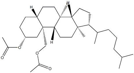 5α-Cholestane-2α,19-diol diacetate