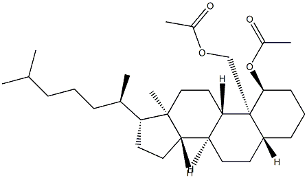 5α-Cholestane-1α,19-diol diacetate
