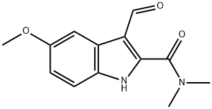 3-formyl-5-methoxy-N,N-dimethyl-1H-indole-2-carboxamide