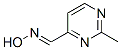 4-Pyrimidinecarboxaldehyde, 2-methyl-, oxime (8CI,9CI)