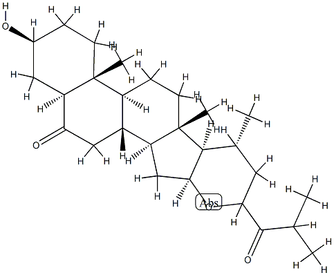 16β,23-Epoxy-3β-hydroxy-5α-cholestane-6,24-dione