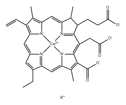 CHLOROPHYLLINCOPPERCOMPLEXPOTASSIUMSALT