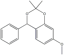 1,3-Benzodioxan,7-methoxy-2,2-dimethyl-4-phenyl-(8CI)