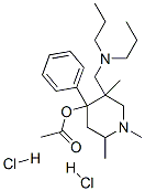 [5-[(dipropylamino)methyl]-1,2,5-trimethyl-4-phenyl-4-piperidyl] acetate dihydrochloride