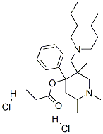 [5-[(dibutylamino)methyl]-1,2,5-trimethyl-4-phenyl-4-piperidyl] propanoate dihydrochloride