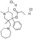 [5-(azepan-1-ylmethyl)-1,2,5-trimethyl-4-phenyl-4-piperidyl] propanoate dihydrochloride
