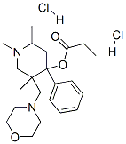 [1,2,5-trimethyl-5-(morpholin-4-ylmethyl)-4-phenyl-4-piperidyl] propanoate dihydrochloride