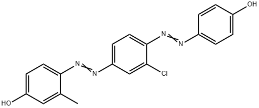 4-[[3-chloro-4-[(p-hydroxyphenyl)azo]phenyl]azo]-m-cresol