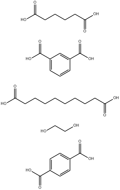 1,3-苯二甲酸与1,4-苯二甲酸、癸二酸、1,2-乙二醇和己二酸的聚合物